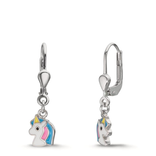 Pendientes Plata Rodio plateado Unicornio