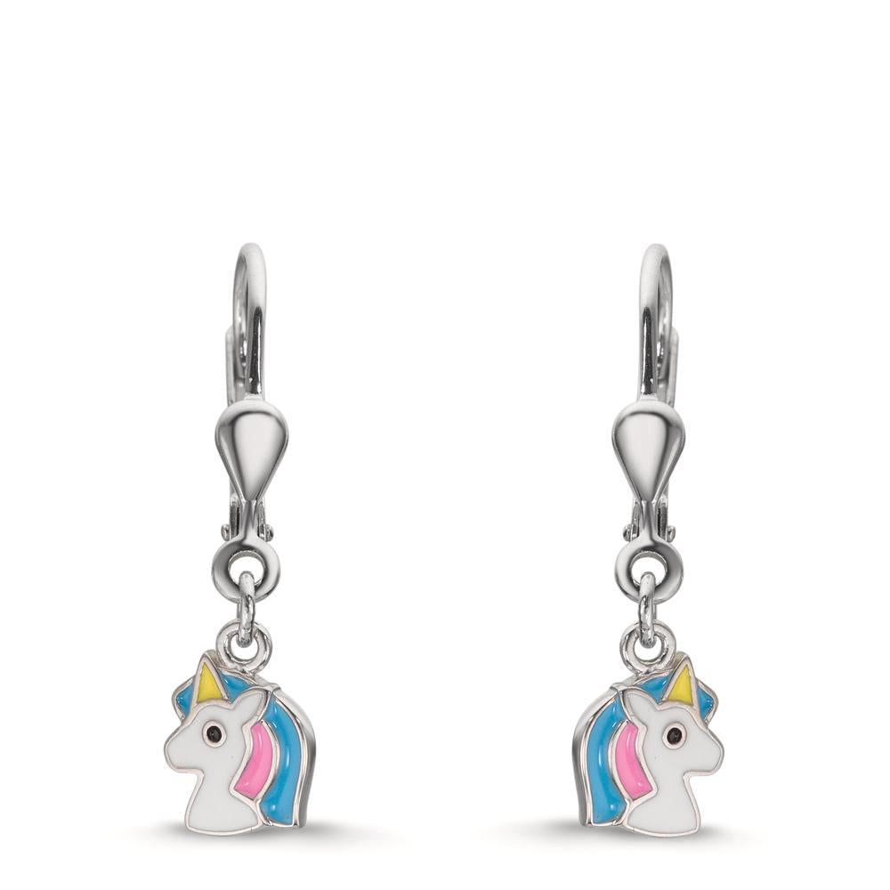 Pendientes Plata Rodio plateado Unicornio