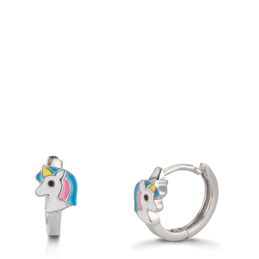 Aro con bisagra Plata Rodio plateado Unicornio