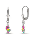 Pendientes Plata Rodio plateado Loro