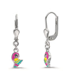 Pendientes Plata Rodio plateado Loro