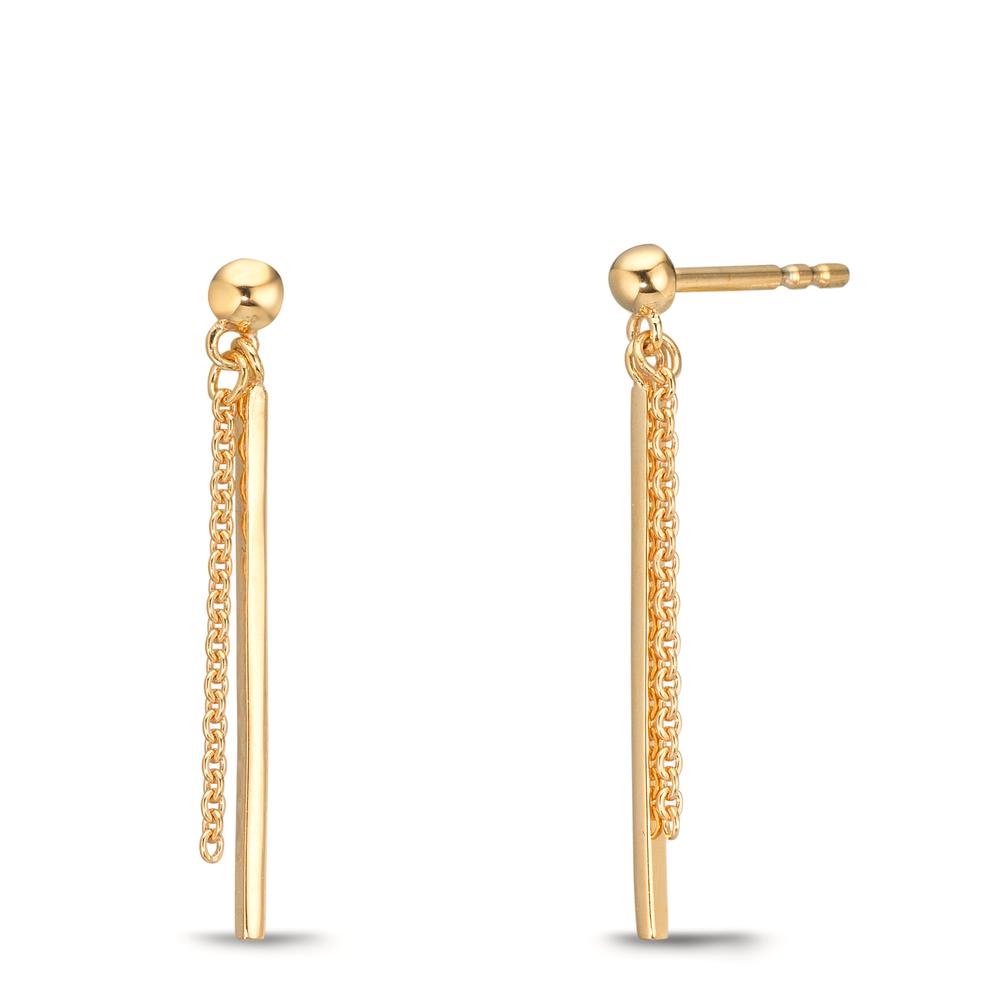 Pendientes Plata Amarillo Dorado