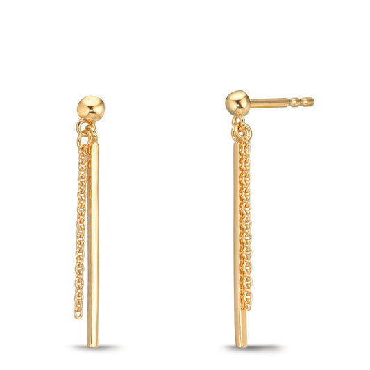 Pendientes Plata Amarillo Dorado