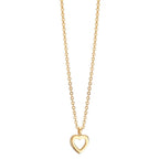 Collar Oro amarillo de 375/9K Corazón 38-42 cm