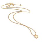 Collar Oro amarillo de 375/9K Corazón 38-42 cm