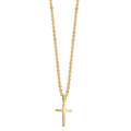 Collar Oro amarillo de 375/9K Cruz 38-42 cm