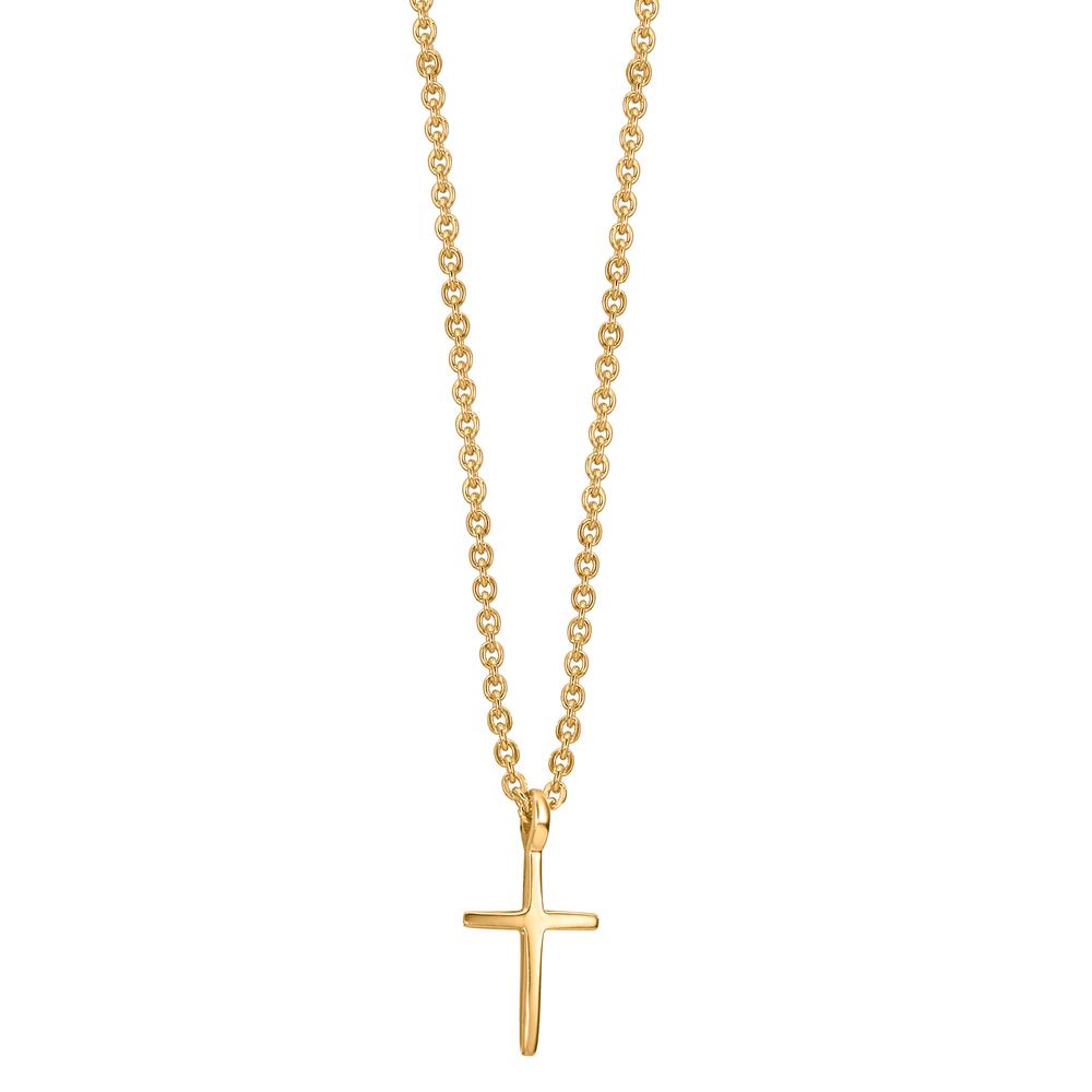 Collar Oro amarillo de 375/9K Cruz 38-42 cm