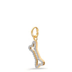 Colgante Oro amarillo de 375/9K Circonita