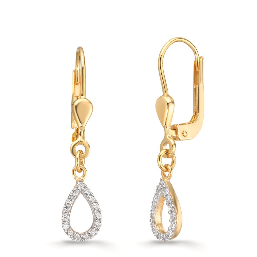 Pendientes Oro amarillo de 375/9K Circonita