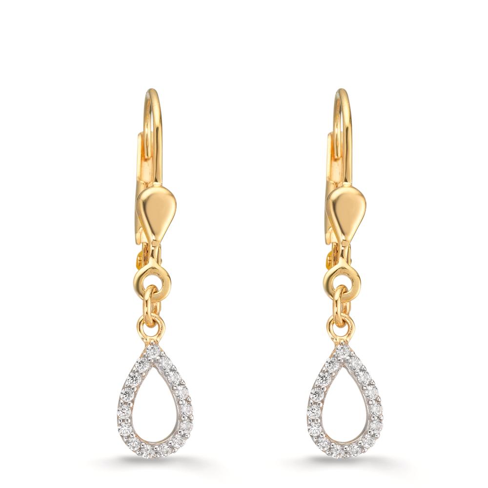 Pendientes Oro amarillo de 375/9K Circonita