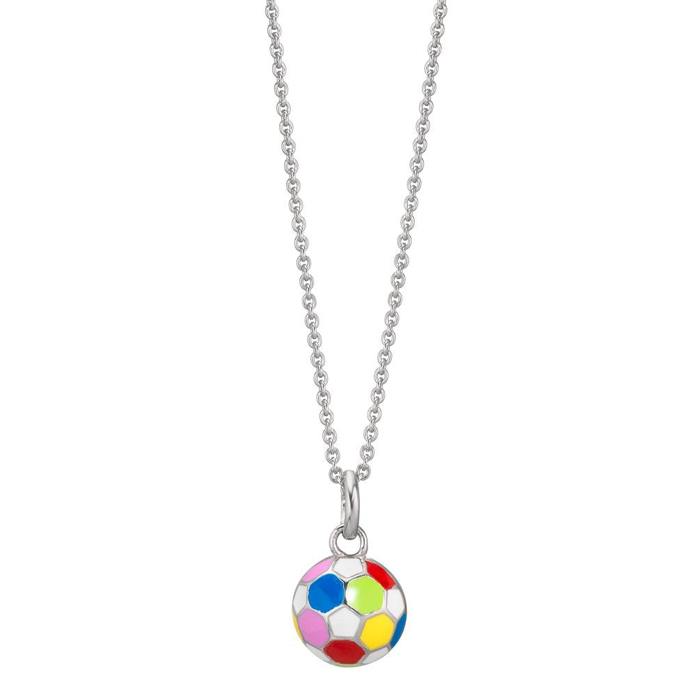Collar con colgante Plata Rodio plateado Fútbol americano 36-38 cm