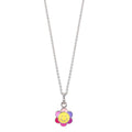 Collar con colgante Plata Rodio plateado 36 cm