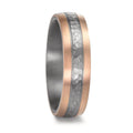 Anillo de pareja 999 tantalio, oro rosa de 585/14 kt
