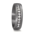 Anillo de pareja 999 tantalio Diamante cultivado en laboratorio 0.25 ct, 10 piedras, tw-vsi