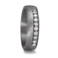 Anillo de pareja 999 tantalio Diamante cultivado en laboratorio 0.25 ct, 10 piedras, tw-vsi