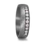 Anillo de pareja 999 tantalio Diamante cultivado en laboratorio 0.25 ct, 10 piedras, tw-vsi