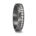 Anillo de pareja 999 tantalio Diamante cultivado en laboratorio 0.25 ct, 10 piedras, tw-vsi