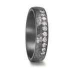 Anillo de pareja 999 tantalio Diamante cultivado en laboratorio 0.25 ct, 10 piedras, tw-vsi