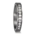 Anillo de pareja 999 tantalio Diamante cultivado en laboratorio 0.25 ct, 10 piedras, tw-vsi