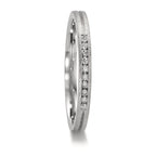 Anillo de pareja 950 platino Diamante 0.075 ct, 10 piedras, w-si