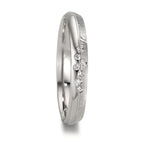 Anillo de pareja 950 platino Diamante 0.035 ct, 7 piedras, w-si
