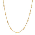 Collar 750/oro amarillo de 18 quilates 42-45 cm