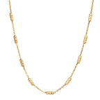 Collar 750/oro amarillo de 18 quilates 42-45 cm