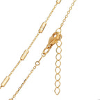 Collar 750/oro amarillo de 18 quilates 42-45 cm