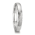 Anillo de pareja 950 platino Diamante 0.02 ct, 5 piedras, w-si