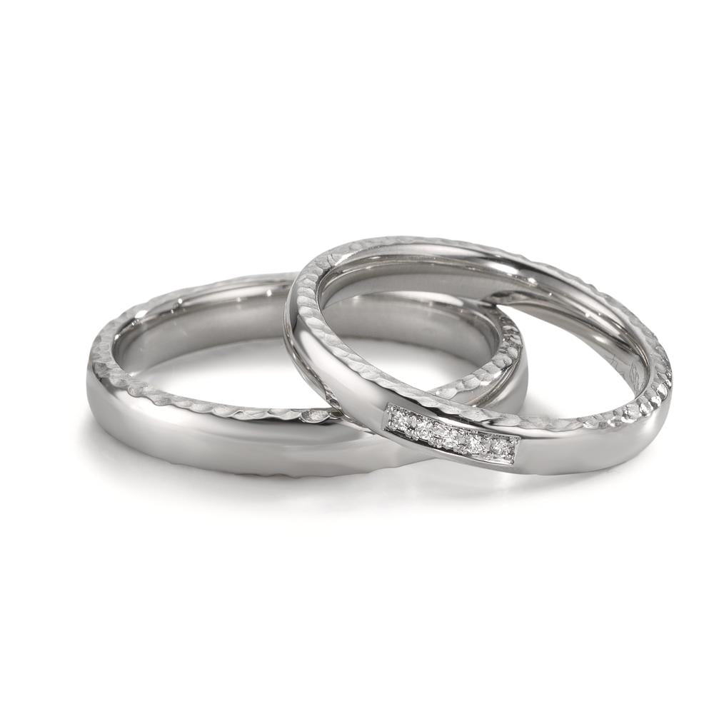 Anillo de pareja 950 platino