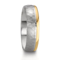 Anillo de pareja Plata, oro rosa de 585/14 kt Bicolor