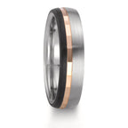 Anillo de pareja Acero inoxidable, Oro rojo 375/9K