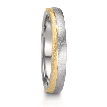 Anillo de pareja Acero inoxidable, Oro amarillo de 375/9K