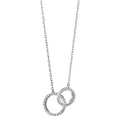 Collar Plata Circonita Rodio plateado 40-42 cm