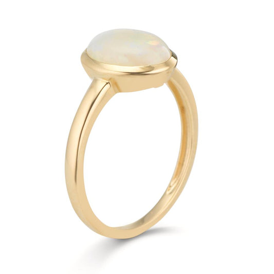 Anillo de dedo Oro amarillo de 375/9K Ópalo