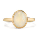 Anillo de dedo Oro amarillo de 375/9K Ópalo