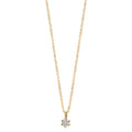 Collar 750/oro amarillo de 18 quilates Diamante 0.05 ct, w-si 42-45 cm