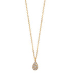 Collar 750/oro amarillo de 18 quilates Diamante 0.04 ct, 9 piedras, w-si 42-45 cm