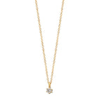 Collar 750/oro amarillo de 18 quilates Diamante 0.03 ct, w-si 42-45 cm