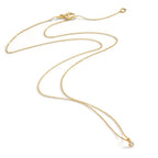 Collar 750/oro amarillo de 18 quilates Diamante 0.03 ct, w-si 42-45 cm