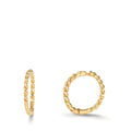 Aro con bisagra 750/oro amarillo de 18 quilates