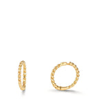 Aro con bisagra 750/oro amarillo de 18 quilates