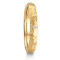 Anillo de pareja 750/oro amarillo de 18 quilates Diamante 0.014 ct, w-si