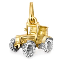 Colgante 750/oro amarillo de 18 quilates Tractor