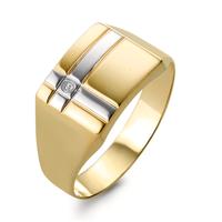 Anillo de dedo Oro amarillo de 375/9K Diamante 0.005 ct, w-si-331296