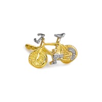 Pendientes 1ud Oro amarillo de 375/9K Bicicleta de montaña-504165