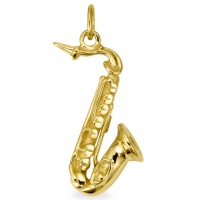 Colgante 750/oro amarillo de 18 quilates saxofón-506866