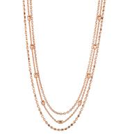 Collar Plata Rosa Dorado 41-43 cm-594337