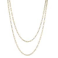Collar Plata Amarillo Dorado 45-48 cm-596293