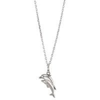 Collar con colgante Plata Rodio plateado delfín 38-40 cm-599507